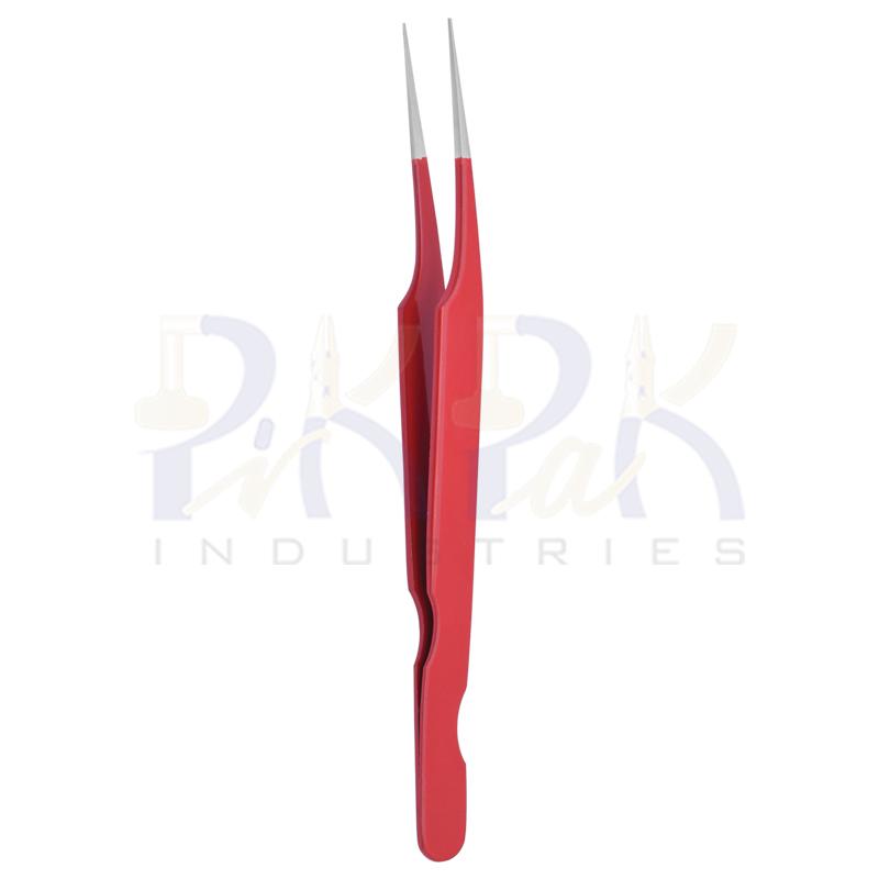 Eyelash Tweezers Stainless Steel Tips Color Coated