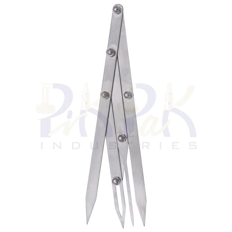 Eyebrow Ruler Divider Caliper
Stainless Steel
