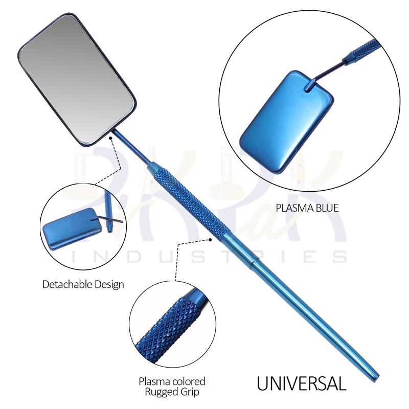 Eyelash Extension/Inspection Universal Mirror (Square)
Blue Plasma Color Coated