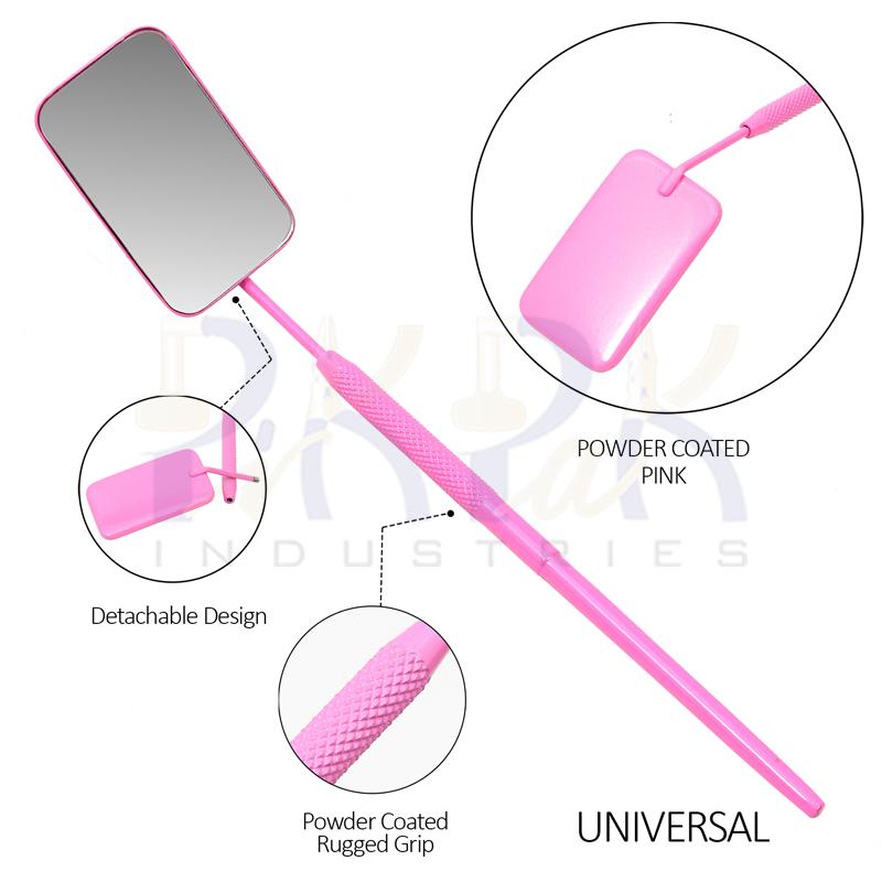 Eyelash Extension/Inspection Universal Mirror (Square)
Pink Bowder Color Coated