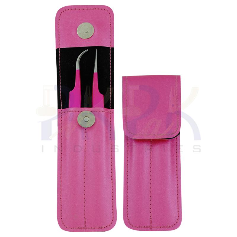 2 Pcs Eyelash Tweezer
with Pouch