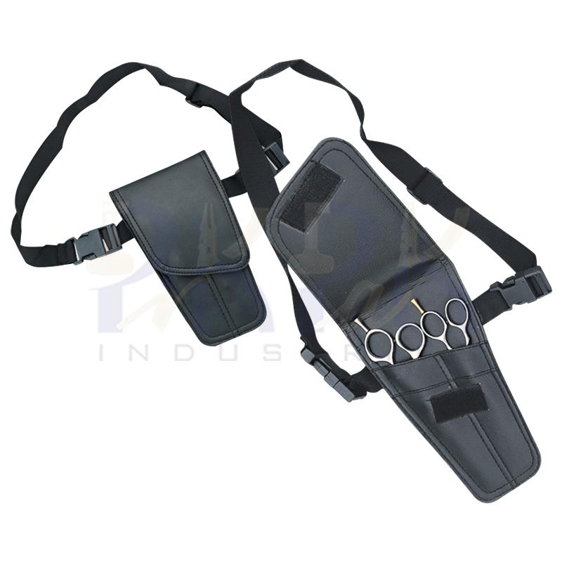 Leather Scissors Waist Pouch/Bag