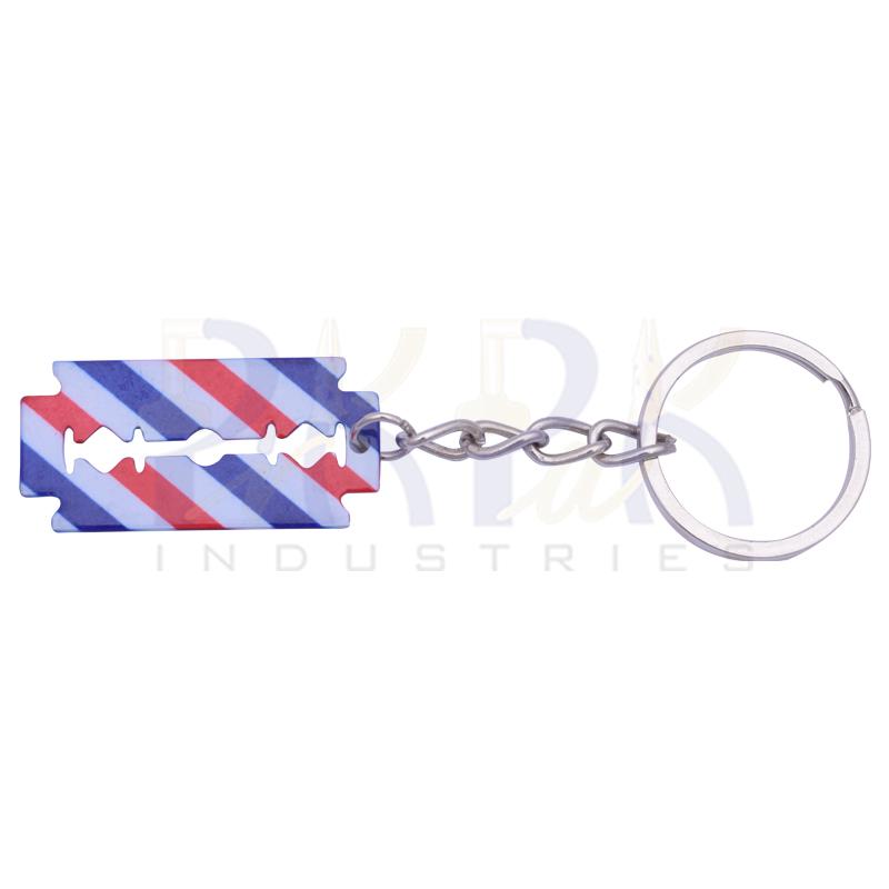 Razor Blade Shape Keyring