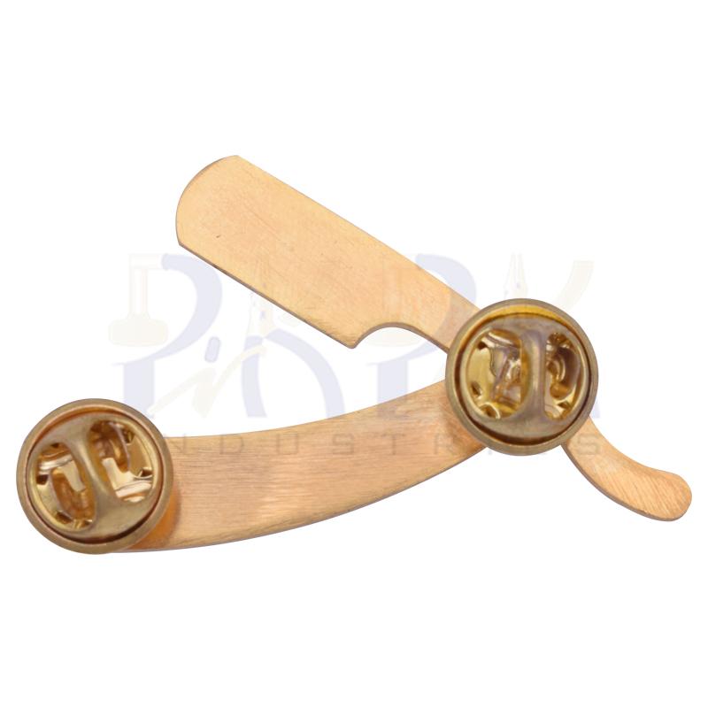 Shaving Razor Shape 
Brooch/Badge